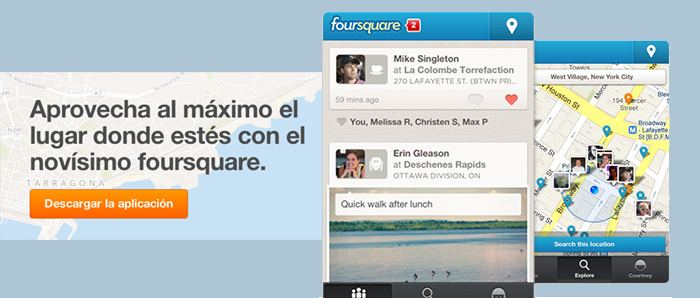 novedades en foursquare