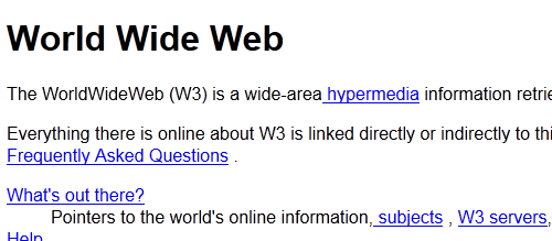 primera web