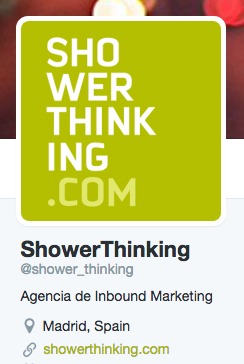 Twiiter ShowerThinking